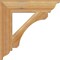 Ekena Millwork Legacy Traditional Rough Sawn Bracket, Western Red Cedar, 4"W x 20"D x 20"H BKT04X20X20LEC01RWR - alternate 4